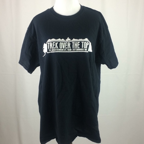 Hanes Other - Snowmobile run tee